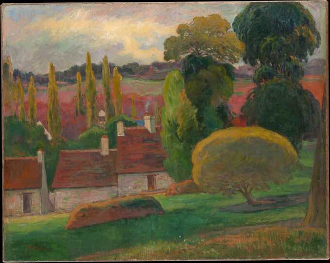 Paul Gauguin : Une ferme en Bretagne