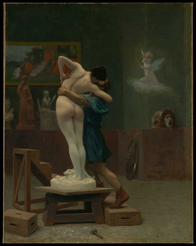 Jean-Léon Gérôme : Pygmalion et Galatée