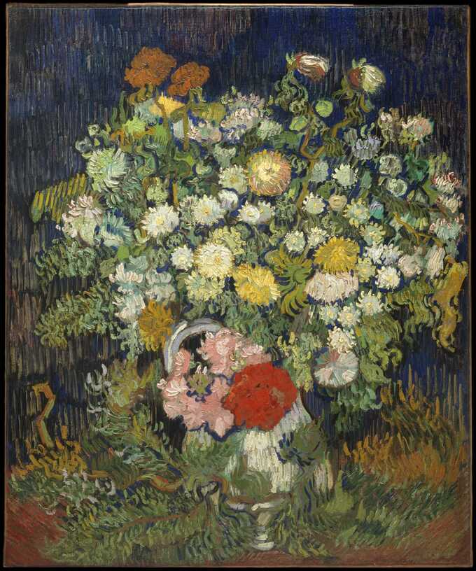 Vincent van Gogh : Bouquet de fleurs dans un vase