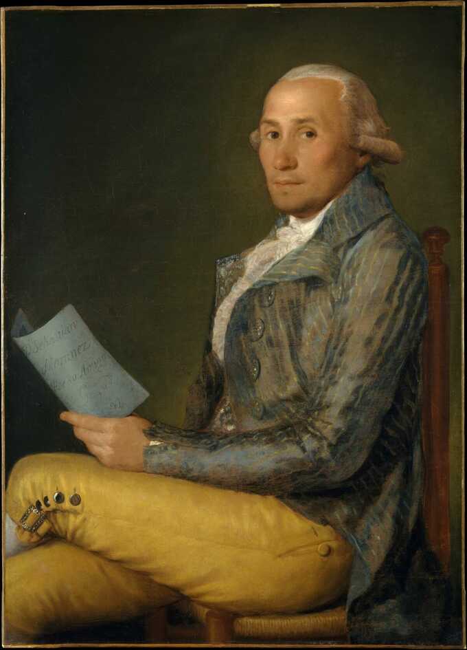 Goya (Francisco de Goya y Lucientes) : Sebastián Martínez et Pérez (1747-1800)