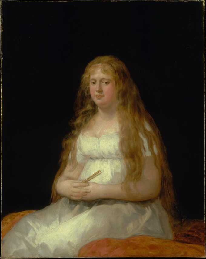 Goya (Francisco de Goya y Lucientes) : Josefa de Castilla Portugal et van Asbrock de Garcini (1775 – vers 1850)