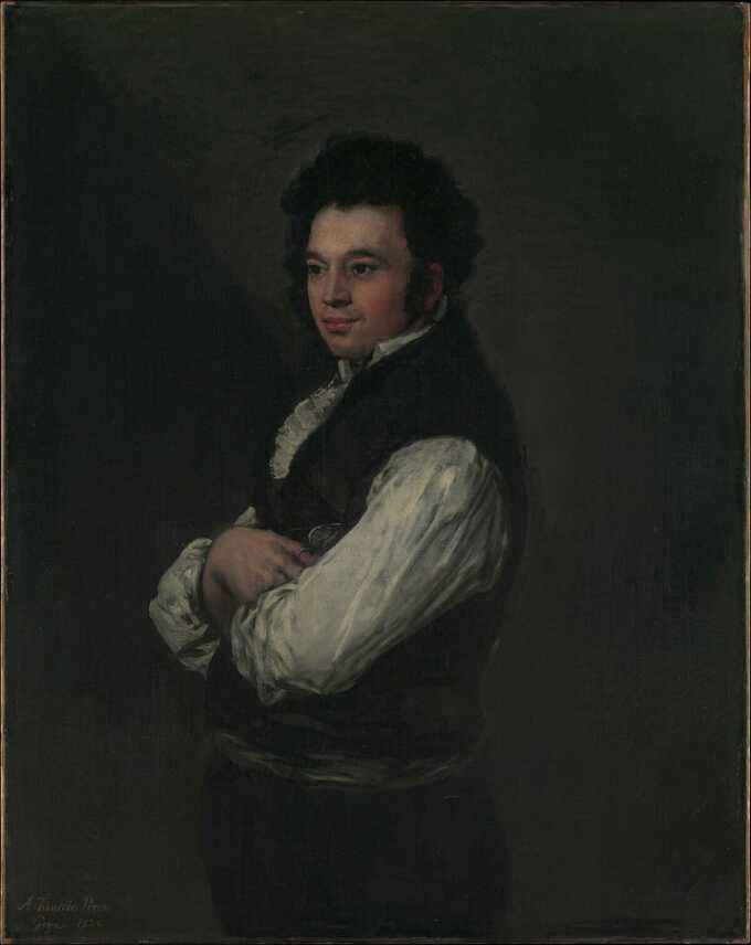 Goya (Francisco de Goya y Lucientes) : Tiburcio Pérez y Cuervo (1785/86–1841), l'architecte