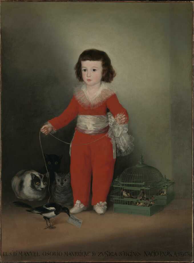 Goya (Francisco de Goya y Lucientes) : Manuel Osorio Manrique de Zuñiga (1784–1792)