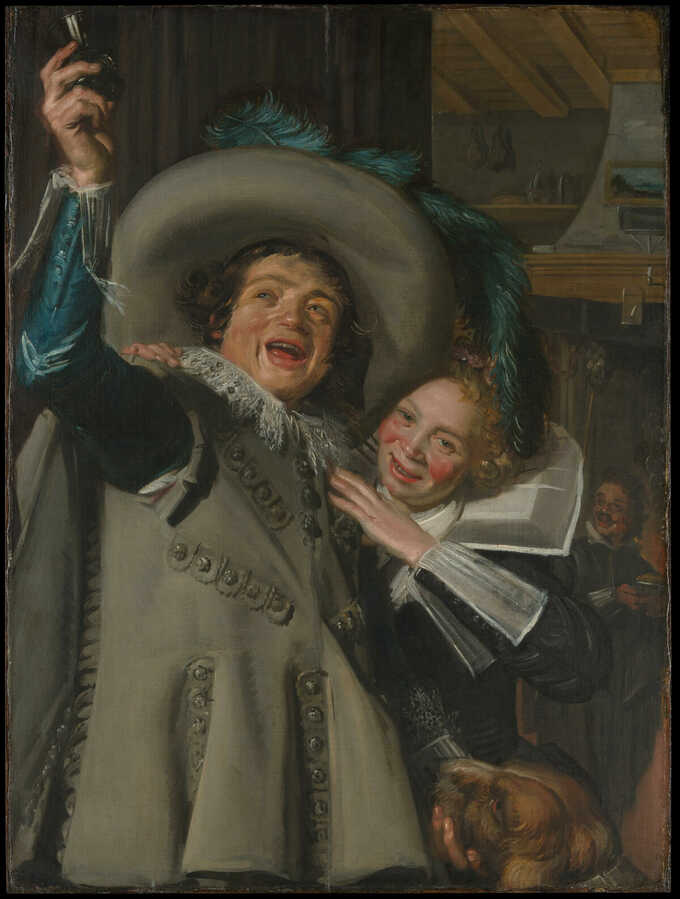 Frans Hals : Jeune homme et femme dans une auberge