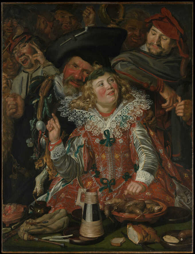 Frans Hals : Fêtards à Shrovetide