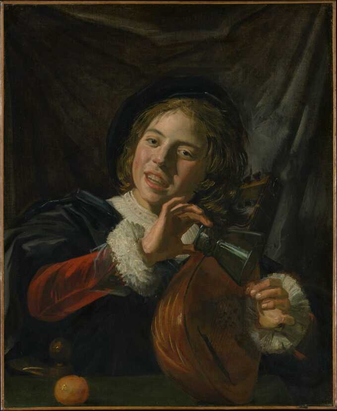 Frans Hals : Garçon avec un luth