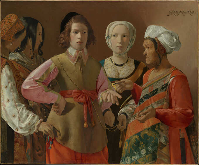 Georges de La Tour : La diseuse de bonne aventure