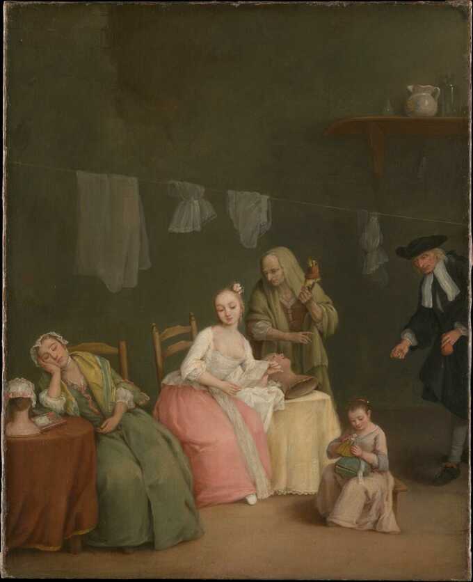 Pietro Longhi (Pietro Falca) : La lettre