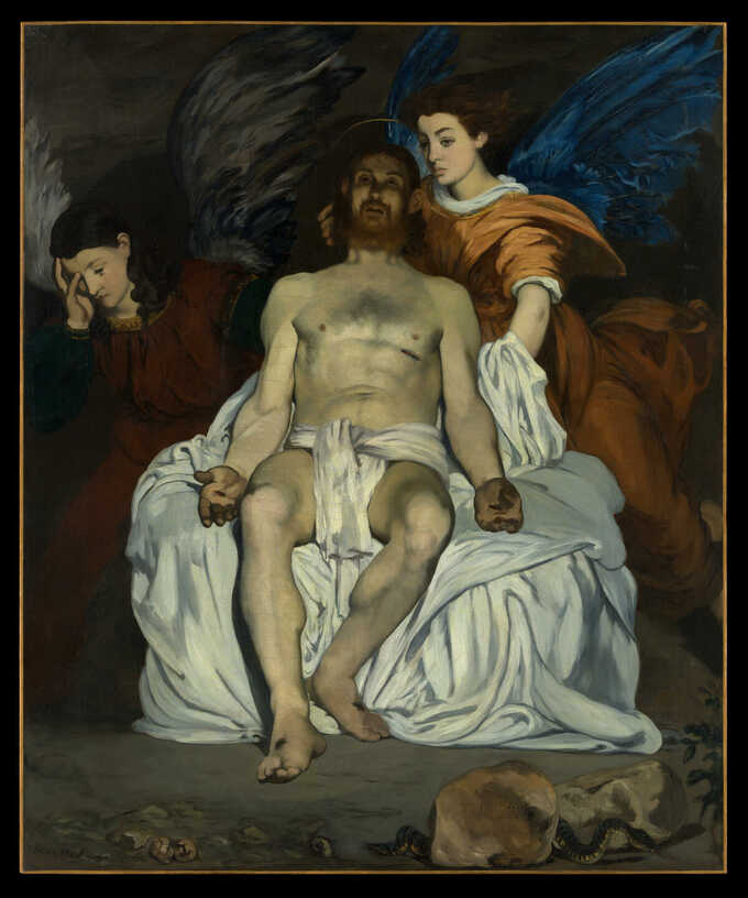 Edouard Manet : Le Christ mort avec des anges