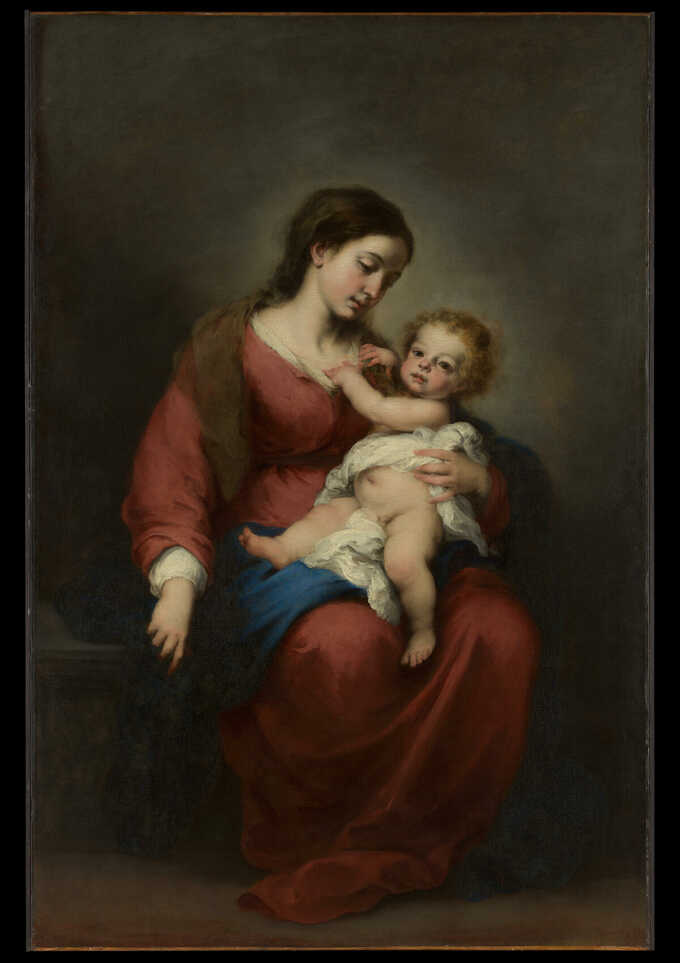 Bartolomé Estebán Murillo : Vierge à l'Enfant
