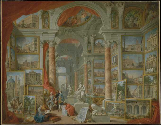 Giovanni Paolo Panini : Rome moderne