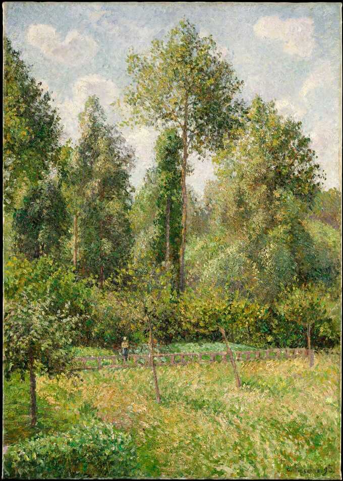 Camille Pissarro : Peupliers, Éragny