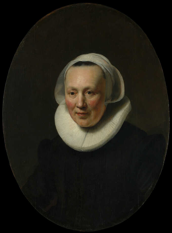 Rembrandt (Rembrandt van Rijn) : Portrait d'une femme