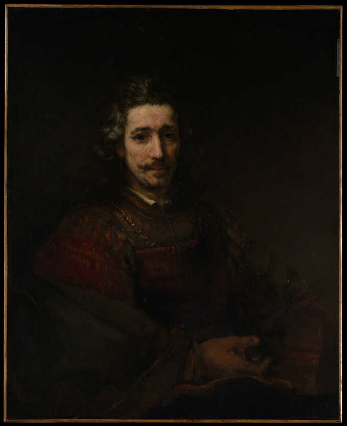 Rembrandt (Rembrandt van Rijn) : L'homme à la loupe