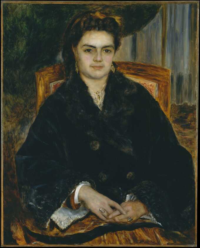 Auguste Renoir : Madame Édouard Bernier (Marie-Octavie-Stéphanie Laurens, 1838–1920)