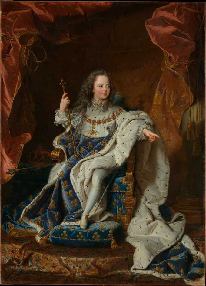 Hyacinthe Rigaud : Louis XV (1710-1774) enfant