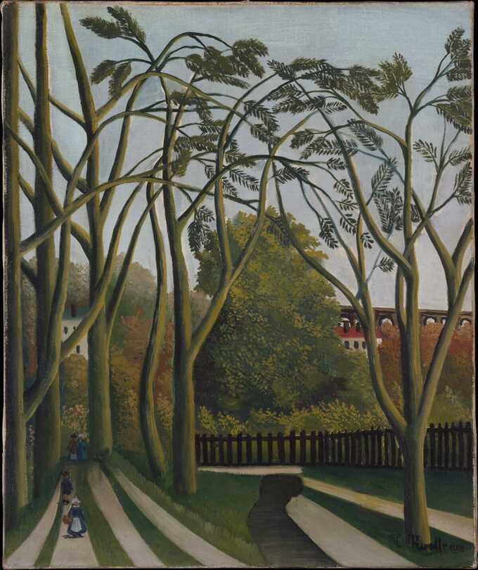 Henri Rousseau (le Douanier) : Les Bords de la Bièvre près de Bicêtre