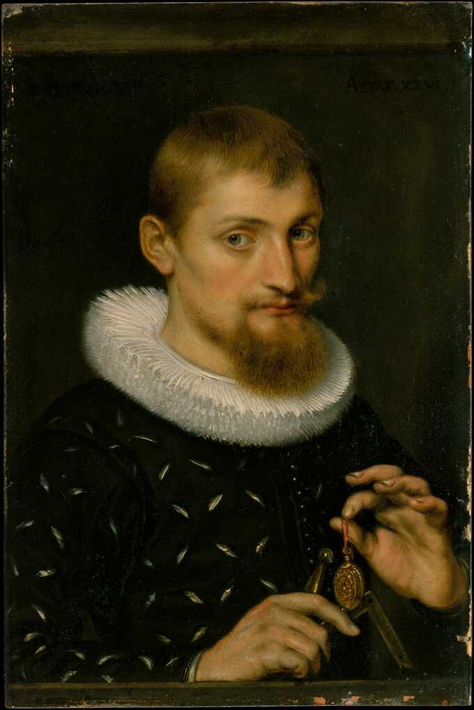 Peter Paul Rubens : Portrait d'homme, peut-être architecte ou géographe