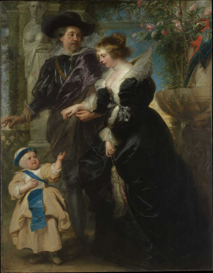 Peter Paul Rubens : Rubens, Helena Fourment (1614-1673) et leur fils Frans (1633-1678)