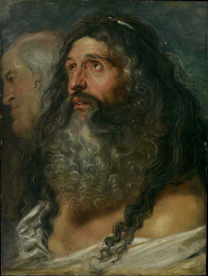 Peter Paul Rubens : Étude de deux têtes