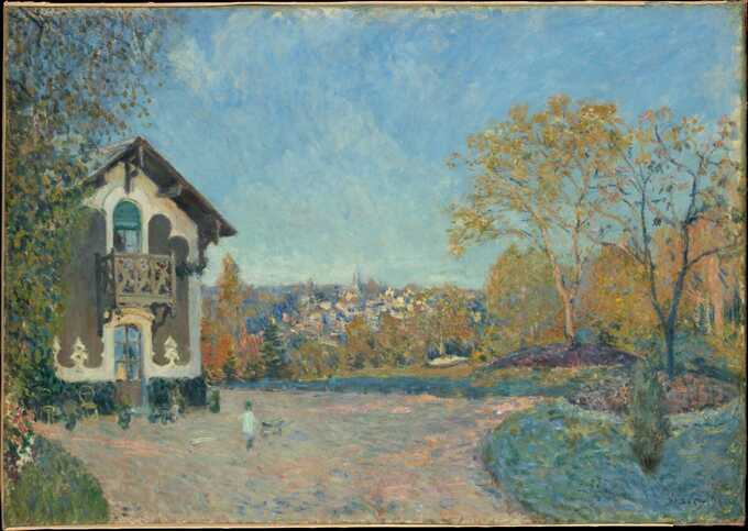 Alfred Sisley : Vue de Marly-le-Roi depuis Cœur-Volant