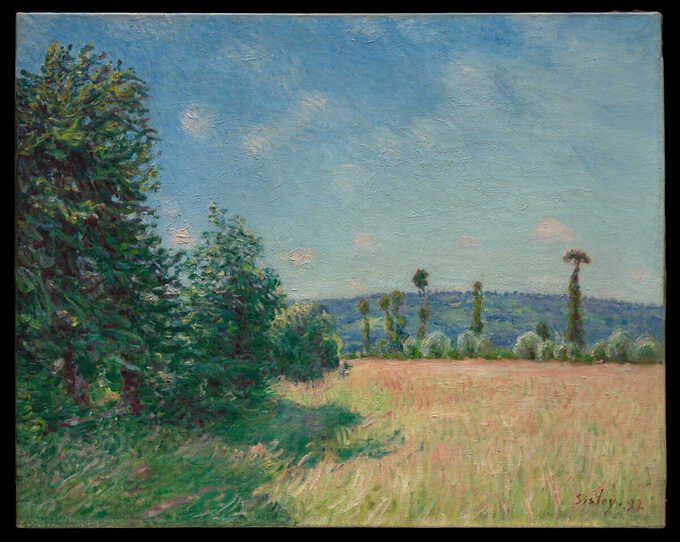 Alfred Sisley : Sahurs Meadows au soleil du matin