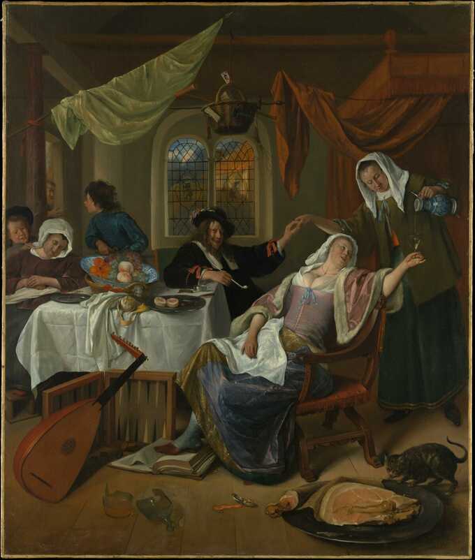 Jan Steen : Le ménage dissolu