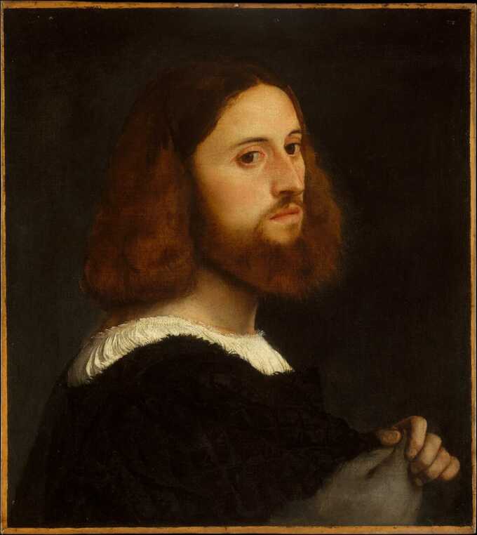 Titian (Tiziano Vecellio) : Portrait d'un homme