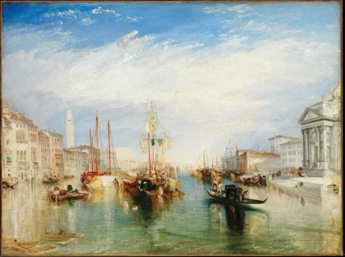 Joseph Mallord William Turner : Venise, depuis le porche de la Madonna della Salute