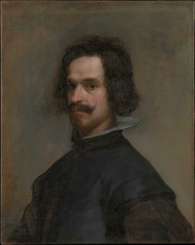 Velázquez (Diego Rodríguez de Silva y Velázquez) : Portrait d'homme, éventuellement autoportrait