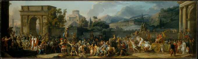 Carle (Antoine Charles Horace) Vernet : Triomphe de Paulus