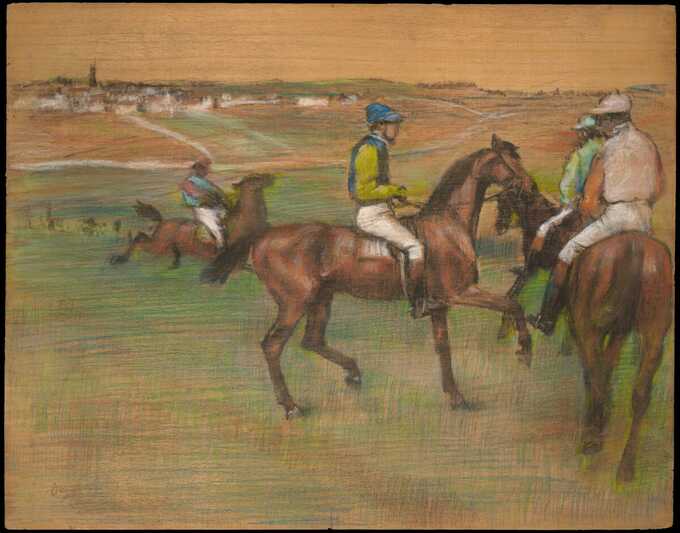 Edgar Degas : Chevaux de course