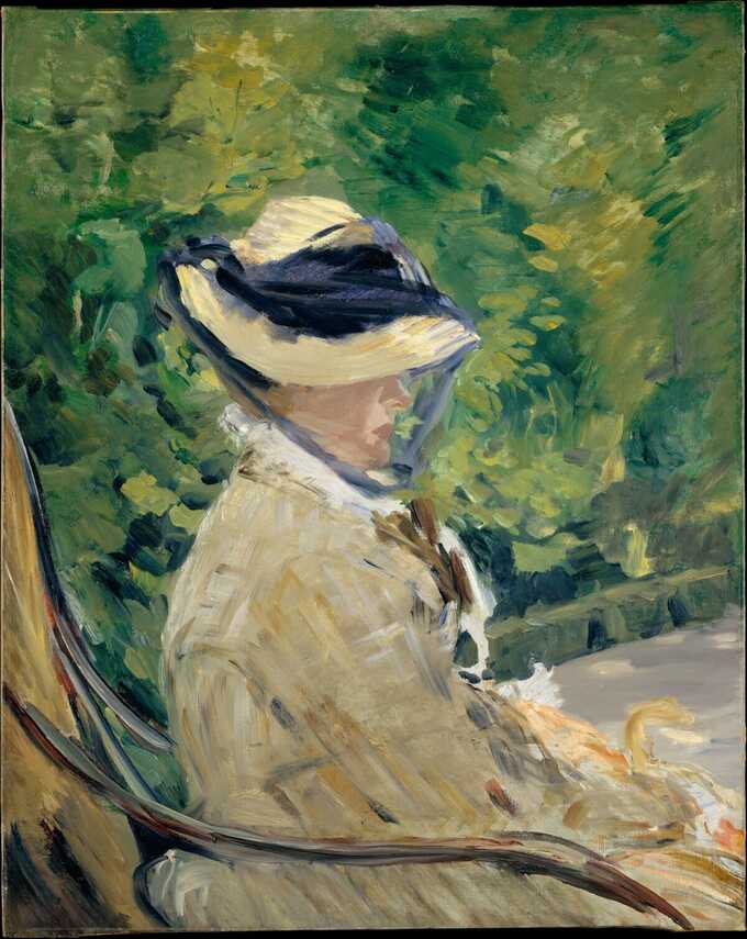 Edouard Manet : Madame Manet (Suzanne Leenhoff, 1829-1906) à Bellevue