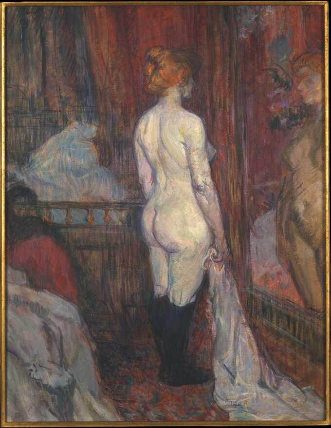 Henri de Toulouse-Lautrec : Femme devant un miroir