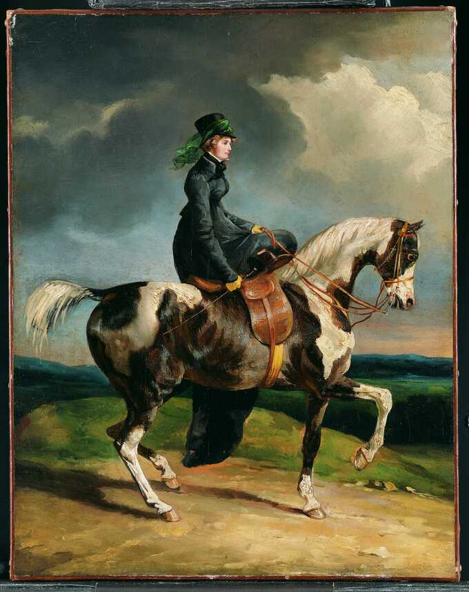 Théodore Gericault : Cavalière