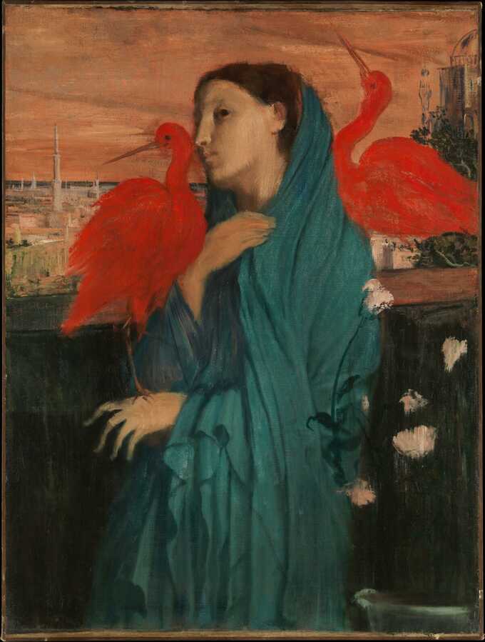 Edgar Degas : Jeune femme avec Ibis