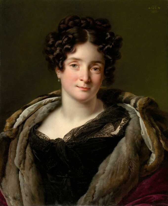 Anne Louis Girodet-Trioson : Madame Jacques-Louis-Étienne Reizet (Colette-Désirée-Thérèse Godefroy, 1782–1850)