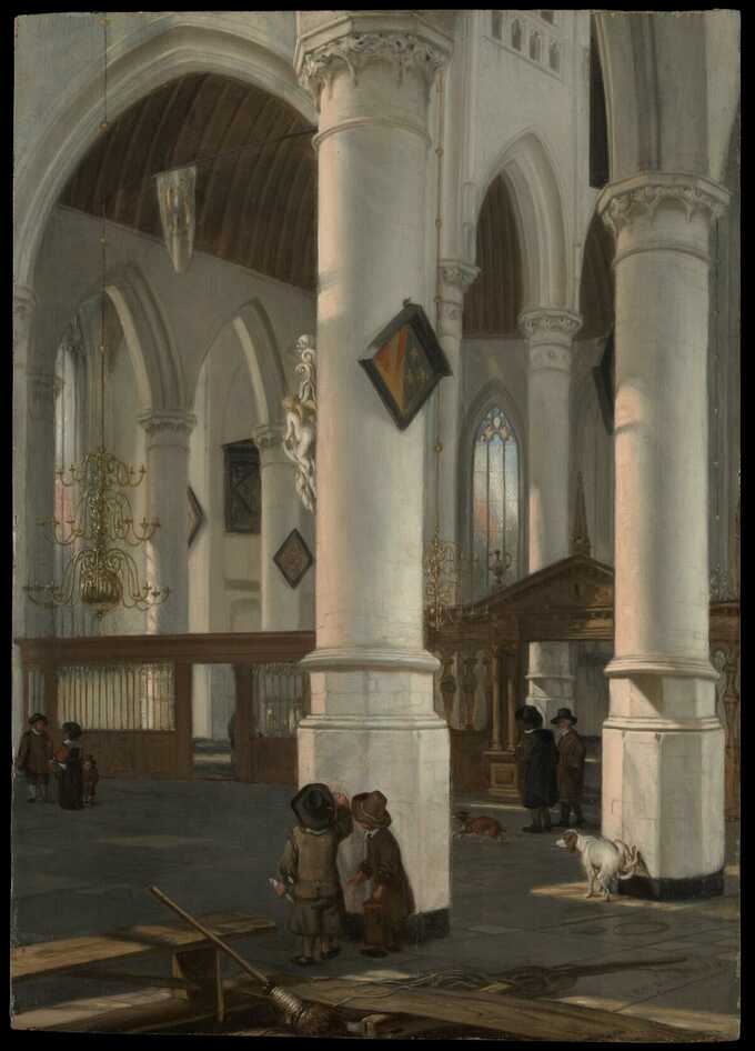Emanuel de Witte : Intérieur de l'Oude Kerk, Delft