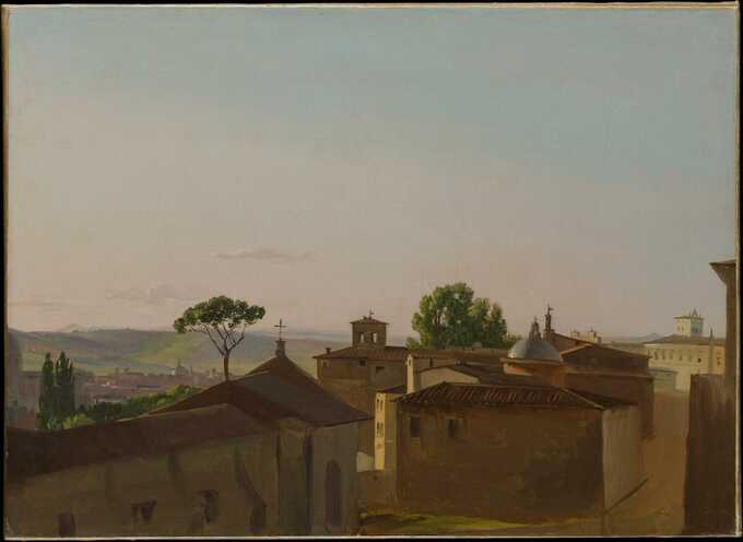 Simon Denis : Vue sur la colline du Quirinal, Rome