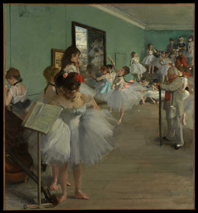 Edgar Degas : Le cours de danse