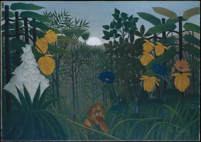 Henri Rousseau (le Douanier) : Le Repas du Lion