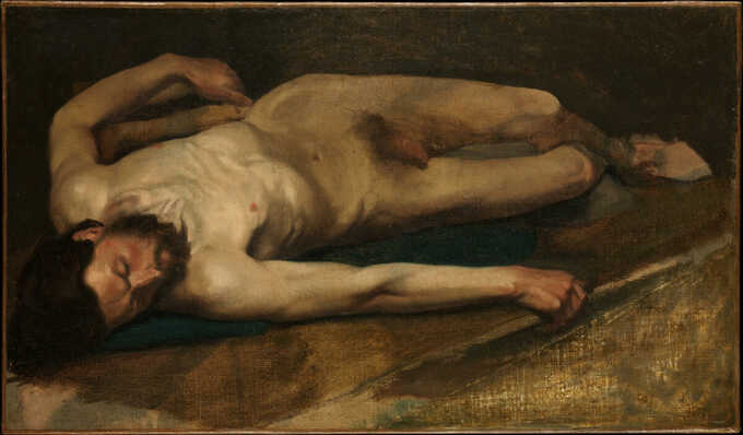 Edgar Degas : nu masculin