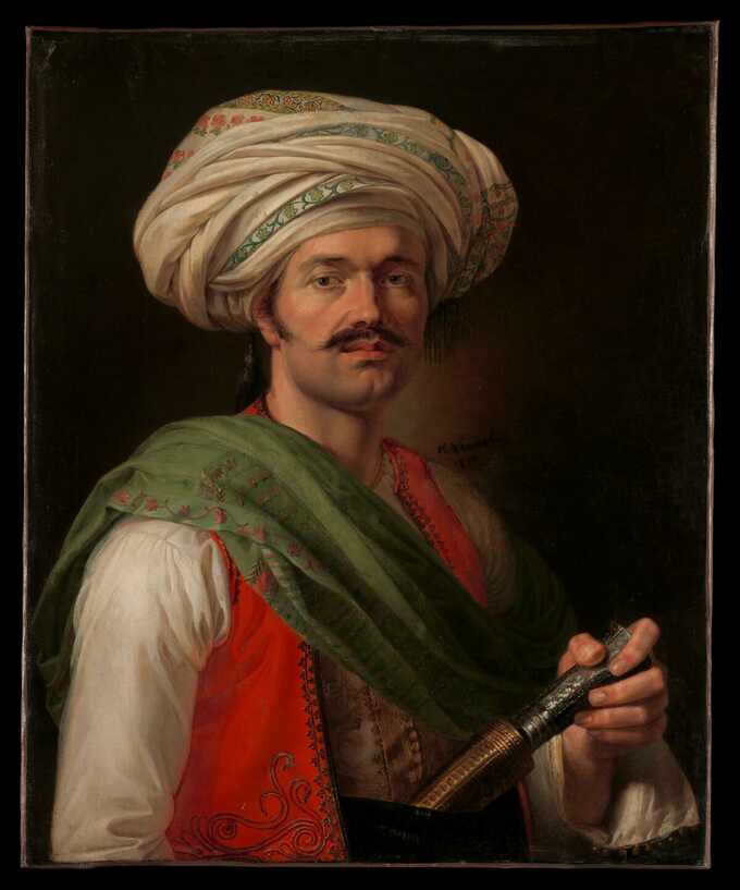 Horace Vernet : Portrait d'un mamelouk