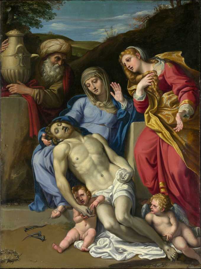 Domenichino (Domenico Zampieri) : La lamentation