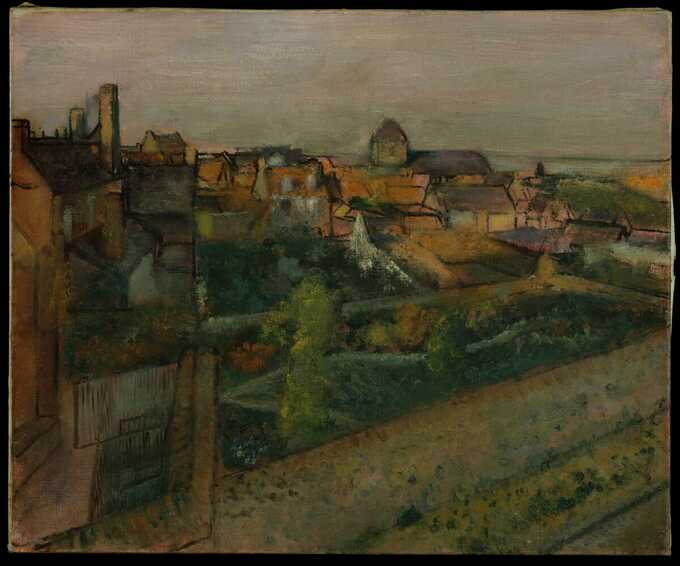 Edgar Degas : View of Saint-Valéry-sur-Somme