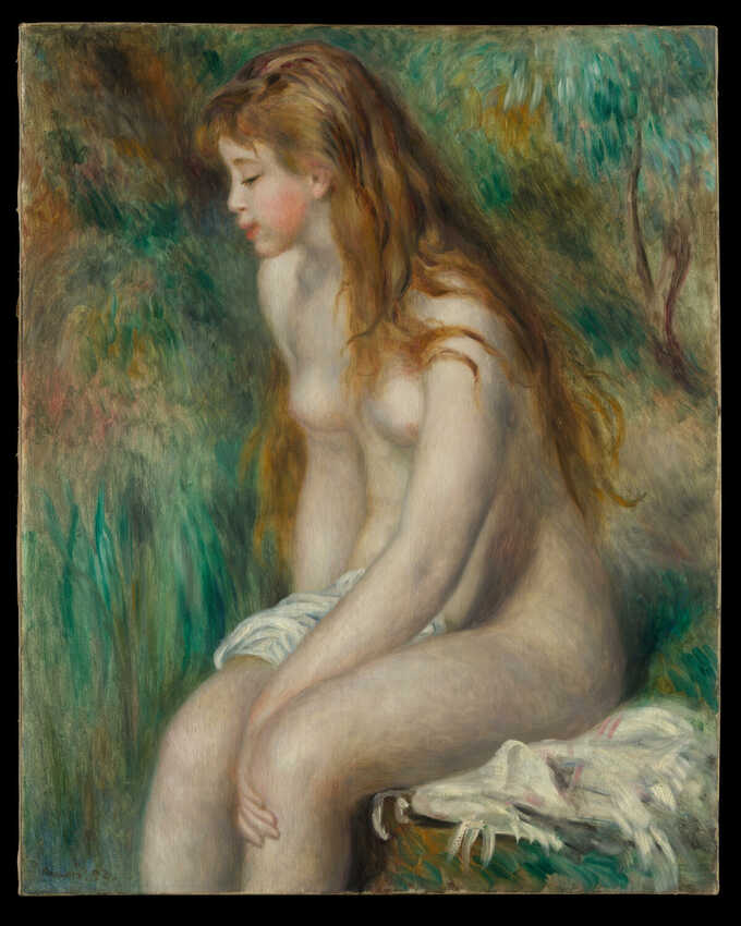 Auguste Renoir : jeune fille, baignade