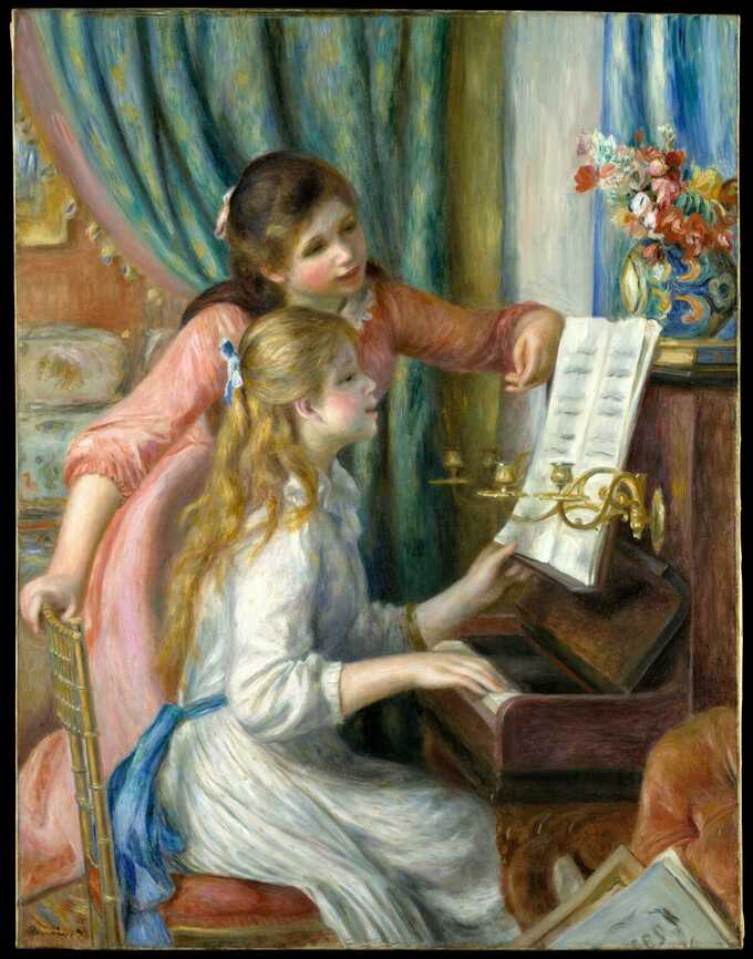 Auguste Renoir : Deux jeunes filles au piano