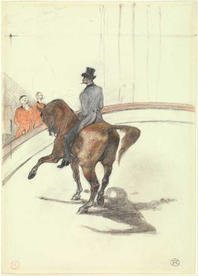 Henri de Toulouse-Lautrec : At the Circus: The Spanish Walk (Au Cirque: Le Pas espagnol)