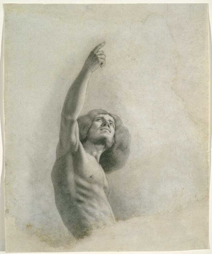 Gustave Courbet : Autoportrait au bras levé