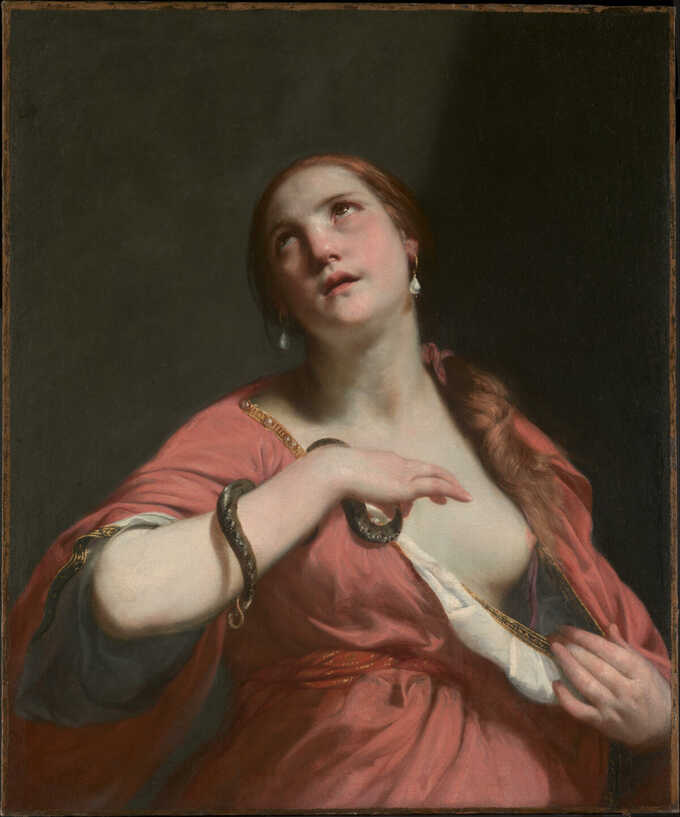 Guido Cagnacci : La mort de Cléopâtre